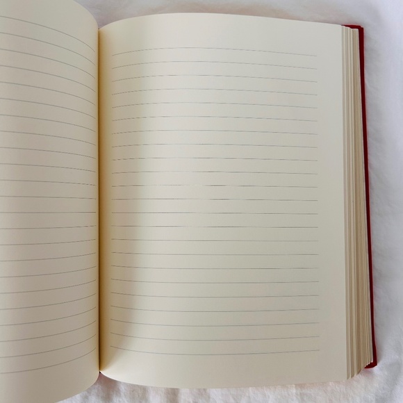 Graphic Image Journal 9" Leather Hardcover 224 Lined Pages RED - Picture 10 of 11